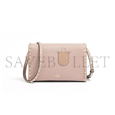 VALENTINO GARAVANI SMALL ROCKSTUD GRAINY CALFSKIN CROSSBODY BAG 7W2B0181VSF_P45 (22.5*15*6cm) VALENTINO GARAVANI SMALL ROCKSTUD GRAINY CALFSKIN CROSSBODY BAG 7W2B0181VSF_P45 (22.5*15*6cm)